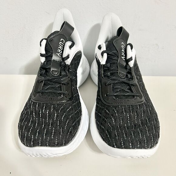 Under Armour Curry Flow 9 “White Black” Men’s Size 11.5 Basketball Shoes - Picture 3 of 8